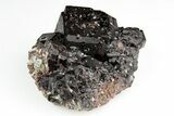 Andradite Garnet Cluster with Fluorapatite Crystals - China #196985-1